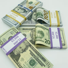 Load image into Gallery viewer, Prop Money Replica Double Sided Full Print Fake 400 Pcs $100,$20