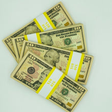 Load image into Gallery viewer, 300 Pcs $10 Replica Prop Money Double Sided Full Printed Stack