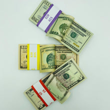 Load image into Gallery viewer, Prop Money Replica Double Sided Full Print Fake 300 Pcs $20,$10,$5