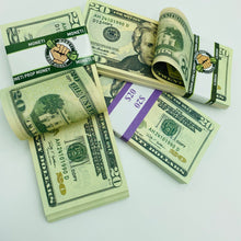 Load image into Gallery viewer, 8.000 Dollar $20 Prop Movie Money-Double Sided Looks Real Full Printed Stack