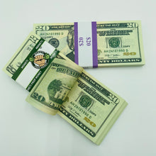 Load image into Gallery viewer, 2.000 Dollar $20 Prop Movie Money-Double Sided Looks Real Full Printed Stack