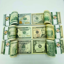 Load image into Gallery viewer, 400 Pcs 6 Type Mix Prop Money-Double Sided Full Print Play Game Dollar