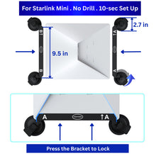 Cargar imagen en el visor de la galería, Starlink Mini Suction Cup Mount, Accessories for Car, RV, Truck, Boat,Strong Carbon Steel Sunroof and Window Mount Stable Satellite Signal for Travel
