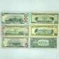 400 Pcs 6 Type Mix Prop Money-Double Sided Full Print Play Game Dollar