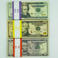 3 Type Mix Prop Money-Double Sided Full Print Fake 400 Pcs $20,$10,$5