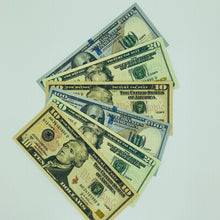 Load image into Gallery viewer, 100 Pcs Mix 3 Type Prop Money-Double Sided Full Print Fake Dollar $100,$20,$10
