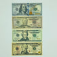 4 Type Mix Prop Money-Double Sided Full Print fake Dollar 300 Pcs $100,$50,$20,$10