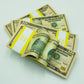 100 Pcs $10 Replica Prop Money Double Sided Full Printed Stack