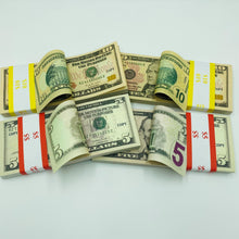 Load image into Gallery viewer, Prop Money Replica Double Sided Full Print Fake 100 Pcs $10,$5
