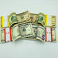 Prop Money Replica Double Sided Full Print Fake 300 Pcs $10,$5