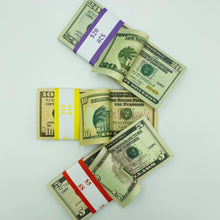 Load image into Gallery viewer, Prop Money Replica Double Sided Full Print Fake 400 Pcs $20,$10,$5
