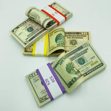 Load image into Gallery viewer, Prop Money Replica Double Sided Full Print Fake 200 Pcs $20,$10,$5

