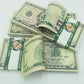 300 Pcs $5 Prop Movie Money-Double Sided Looks Real Full Printed Stack