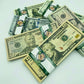 200 Pcs 6 Type Mix Prop Money-Double Sided Full Print Play Game Dollar