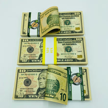 Load image into Gallery viewer, 4.000 Dollar $10 Prop Money-Double Sided Full Printed Stack
