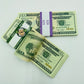 8.000 Dollar $20 Prop Movie Money-Double Sided Looks Real Full Printed Stack