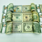 100 Pcs 6 Type Mix Prop Money-Double Sided Full Print Play Game Dollar
