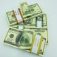 Old US Dollar Prop Money 100 pcs Mix $100 $50 Fake Money 2 Side Looks Real